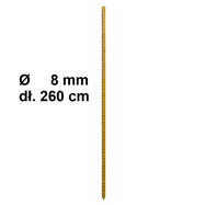 Tyczki kompozytowe do roślin fi 8 mm dł. 260 cm