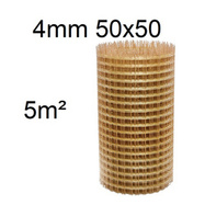Siatka kompozytowa zbrojeniowa fi 4 mm oczko 200x200 mm 5m2