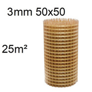Siatka kompozytowa zbrojeniowa fi 3 mm oczko 50x50 mm