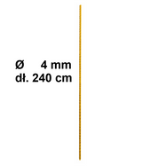 Tyczki kompozytowe do roślin fi 4mm dł. 240 cm