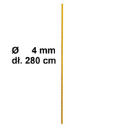 Tyczki kompozytowe do roślin fi 4mm dł. 280 cm