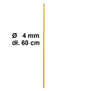Tyczki kompozytowe do roślin fi 4mm dł. 60 cm