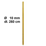 Tyczki kompozytowe do roślin fi 10 mm dł. 260 cm