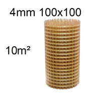 Siatka kompozytowa zbrojeniowa fi 4 mm oczko 100x100 mm 10m2