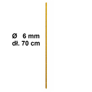Tyczki kompozytowe do roślin fi 6 mm dł. 70 cm